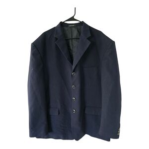 Vittorio St Angelo Men's 54R Blazer Blue Sport Coat Single Breasted 4buttons
